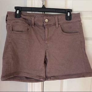 $$American Eagle denim purple colored shorts